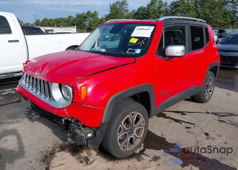 2017 Jeep Renegade Limited from USA, damaged, VIN ZACCJBDB0HPF29083